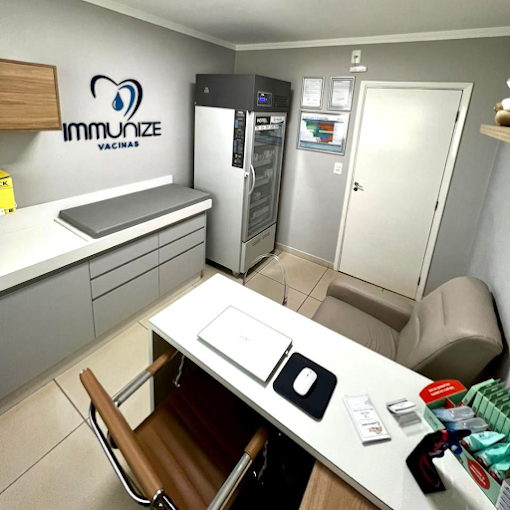 Sala de atendimento da Immunize Vacinas em Alpinópolis
